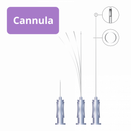 Канюля Neoline 22Gх50мм с иглой для прокола кожи 25Gх16мм
