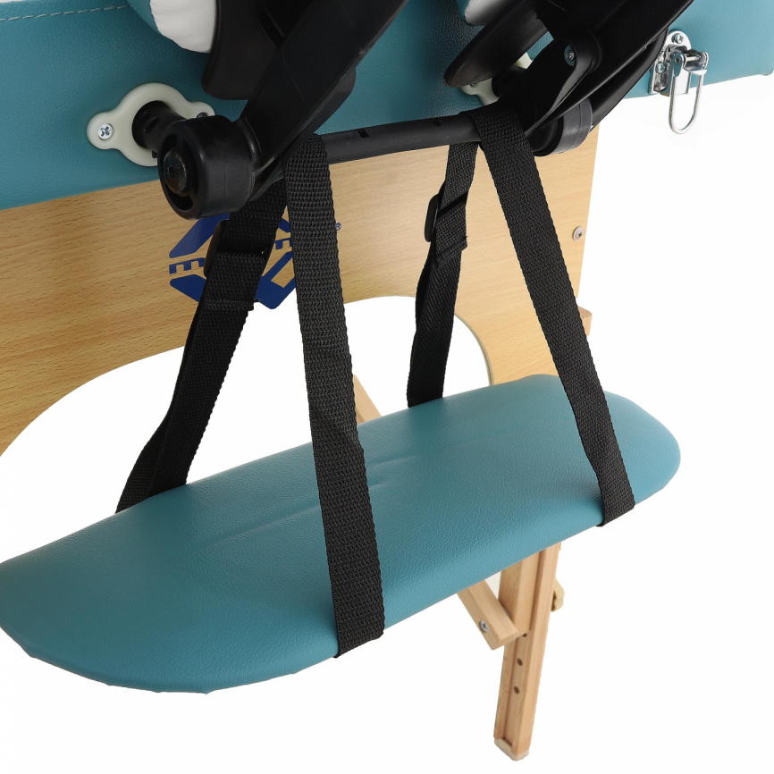 Массажный стол складной деревянный Med-Mos JF-AY01 3-х секционный (светлая рама) фото 18