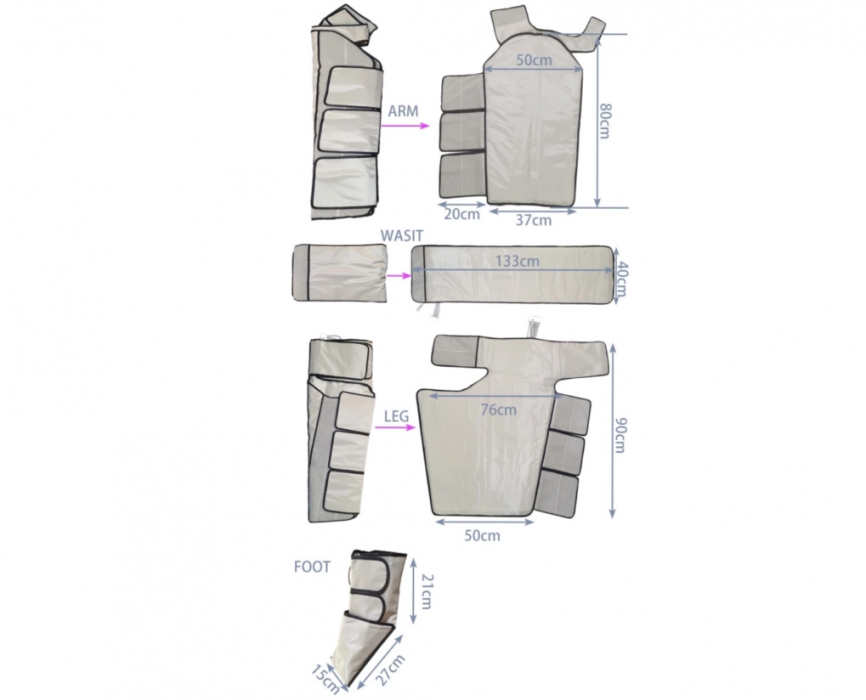 Аппарат физиотерапевтический для прессотерапии, ик-прогрева, миостимуляции Scopula PressoPro 3 фото 4
