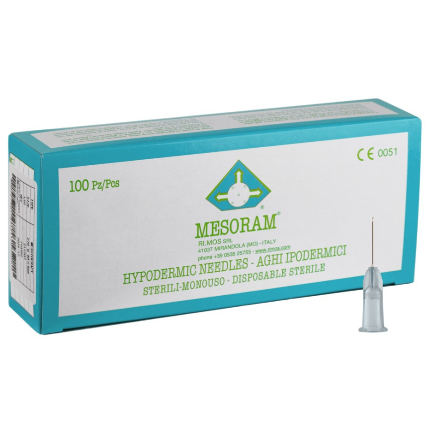 MESORAM Игла для микроинъекций 27G 0,40х12мм (просвет диаметр 0,22 мм) фото 1