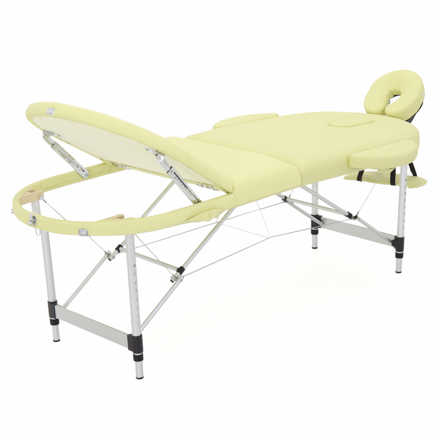 Массажный стол складной алюминиевый Med-Mos JFAL03 М/К (3-х секционный) (МСТ-3310ВЛ) фото 1
