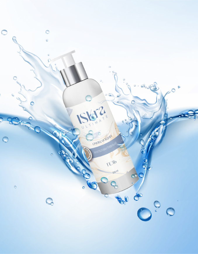 Мультиактивный очищающий гель, 200мл фото 1