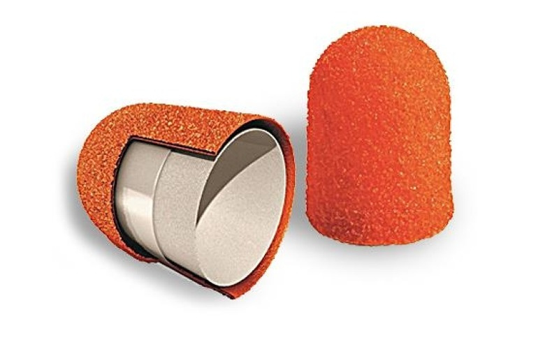 Колпачок шлиф. d=13 мм, мелкая крошка (оранж) 10шт/уп. фото 2