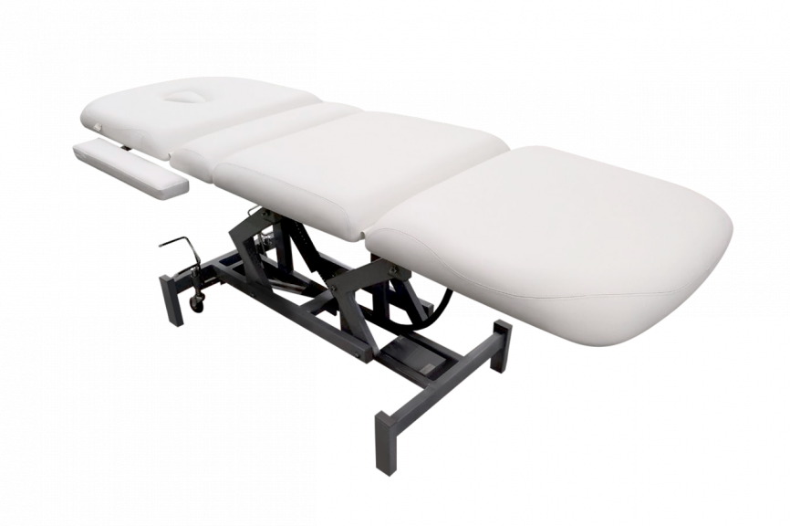 Косметологическая кушетка "Ондеви-4" с подлокотниками, 4 электропривода, проводной пульт управления фото 2