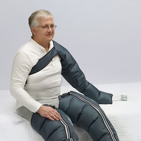 Аппарат для прессотерапии (лимфодренажа) MARK 400, манжеты для ног и пояс для похудения фото 4